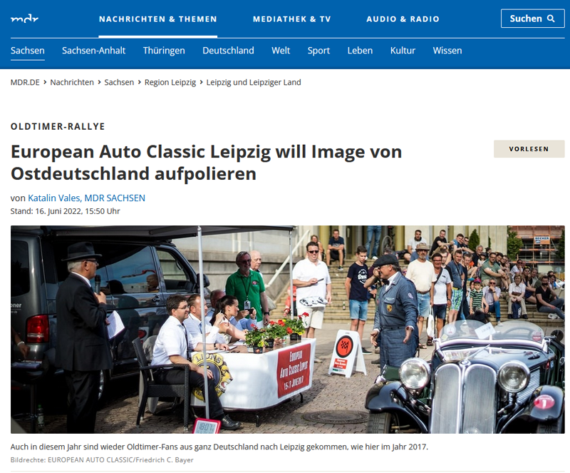 „European Auto Classic Leipzig will Image von Ostdeutschland aufpolieren“